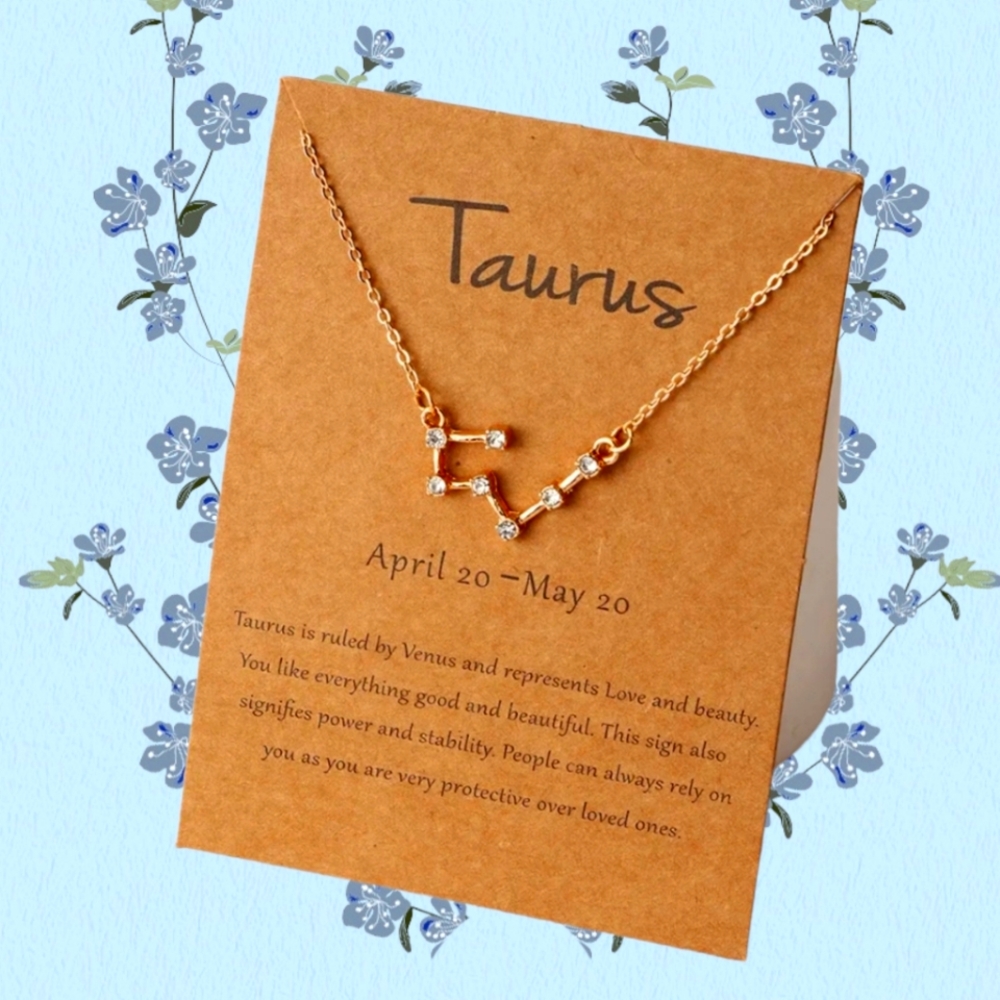 Taurus Zodiac Necklace